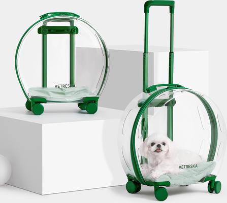 Show full view: VETRESKA Dog & Cat Carrier, Green slide 4 of 10