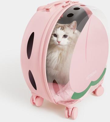 Show full view: VETRESKA Dog & Cat Carrier, Peach Color Block slide 1 of 9