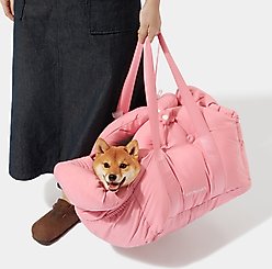 VETRESKA Flora Dog & Cat Carrier Car Booster Seat, Pink