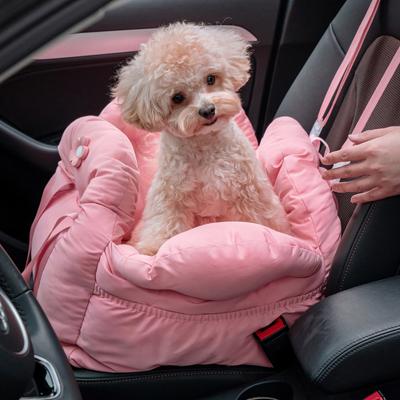 Show full view: VETRESKA Flora Dog & Cat Carrier Car Booster Seat, Pink slide 8 of 11