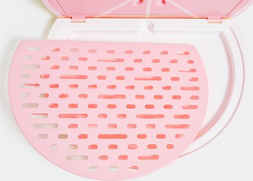 Show full view: VETRESKA Grapefruit Kitty Kove Cat Litter Box slide 6 of 11