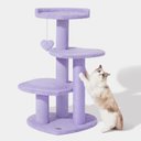 VETRESKA Heartpurrple 4-Level Cat Tree, Purple, Large