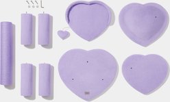 VETRESKA Heartpurrple 4-Level Cat Tree, Purple, Large slide 2 of 9