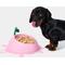 Show in main carousel: VETRESKA Juicy Peach Dog & Cat Bowl, Spoon & Mat Set, Pink, Medium: 14-oz slide 5 of 9