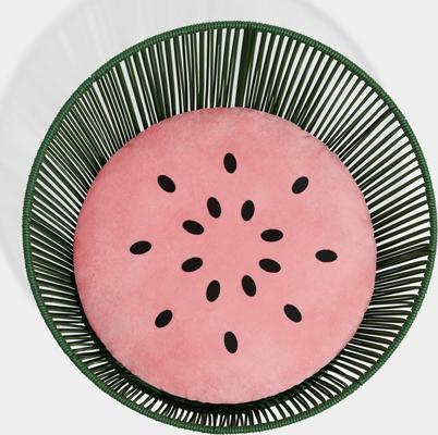Show full view: VETRESKA Rattan Cat & Dog Bed, Watermelon slide 5 of 9