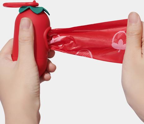 Show full view: VETRESKA Strawberry Dog Poop Bag Dispenser with Bags, 7 count slide 6 of 10