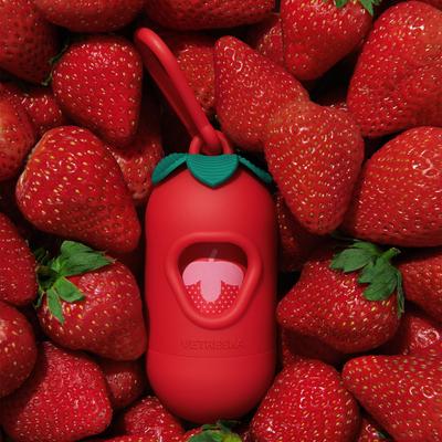 Show full view: VETRESKA Strawberry Dog Poop Bag Dispenser with Bags, 7 count slide 2 of 10