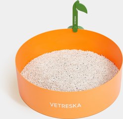 VETRESKA Tangerine Cat Litter Box