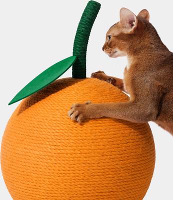 Show full view: VETRESKA Tangerine Scratching Ball Cat Toy slide 5 of 10