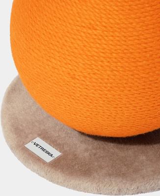 Show full view: VETRESKA Tangerine Scratching Ball Cat Toy slide 9 of 10