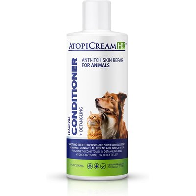 VETRIMAX VETRIMAX AtopiCream HC Hydrocortisone Leave-On Dog & Cat Conditioner/Lotion, 8-fl oz bottle