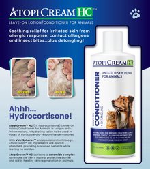 VETRIMAX AtopiCream HC Hydrocortisone Leave-On Dog & Cat Conditioner/Lotion, 8-fl oz bottle slide 2 of 7