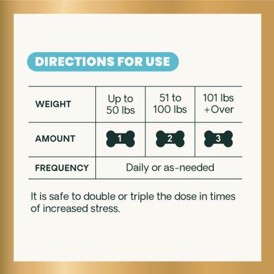 Show full view: VetriScience Composure Calm & Confident Clinically Tested Chicken-Flavored Chews Calming & Anxiety Supplement for Dogs, 15 count slide 7 of 10