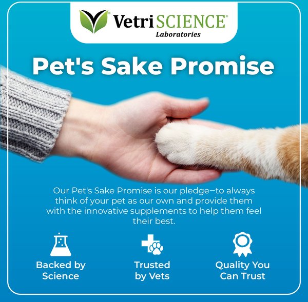 Show full view: VetriScience Composure Chicken Liver Flavored Soft Chews Calming Supplement for Cats, 30 count slide 7 of 10