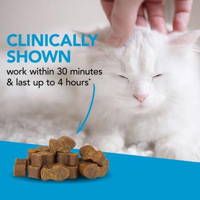 Show full view: VetriScience Composure Calm & Confident Chicken Liver Flavored Soft Chews Calming Supplement for Cats, 60 count slide 5 of 8