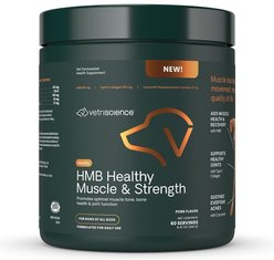 VetriScience HMB Healthy Muscle & Strength Pork Flavored Granules for Dogs, 8.47-oz bag