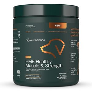 VetriScience HMB Healthy Muscle & Strength Pork Flavored Granules for Dogs, 8.47-oz bag