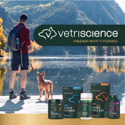 Show full view: VetriScience HMB Healthy Muscle & Strength Pork Flavored Granules for Dogs, 8.47-oz bag slide 9 of 11