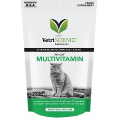 VetriScience Nu Cat Soft Chews Multivitamin for Cats, 30 count