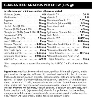 Show full view: VetriScience Nu Cat Soft Chews Multivitamin for Cats, 30 count slide 4 of 5