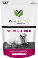 VetriScience Vetri Bladder Soft Chews Urinary Supplement for Dogs, 60 count