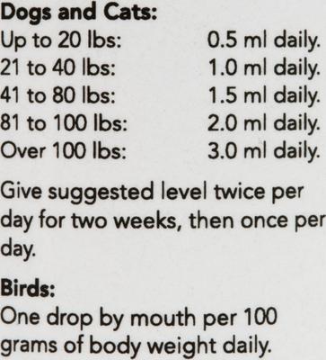 Show full view: VetriScience Vetri-DMG Liquid Immune Supplement for Dogs, Cats & Birds, 114-mL slide 6 of 8