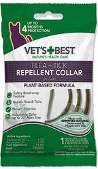 Vet's Best 4 Month Natural Flea & Tick Collar for Cats, 1 Collar (4-mos. supply)