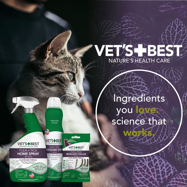 Show full view: Vet's Best 4 Month Natural Flea & Tick Collar for Cats, 1 Collar (4-mos. supply) slide 6 of 9