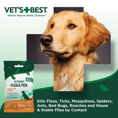 Show full view: Vet's Best 4 Month Natural Flea & Tick Collar for Dogs, 1 Collar (4-mos. supply) slide 8 of 11