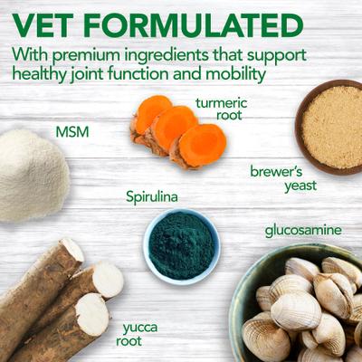 Show full view: Vet's Best Advanced Chewable Tablets Joint Supplement for Dogs, 90 count slide 5 of 10