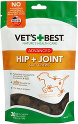 Vet's Best Advanced Chicken Flavored Soft Chews Joint Supplement for Dogs, 30 count