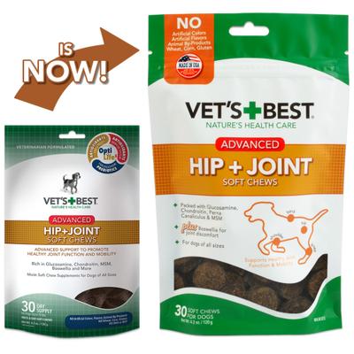 Show full view: Vet's Best Advanced Chicken Flavored Soft Chews Joint Supplement for Dogs, 30 count slide 4 of 12