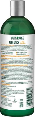Show full view: Vet's Best Advanced Strength Flea & Tick Dog Shampoo, 12-fl oz bottle slide 2 of 11