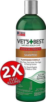 Show full view: Vet's Best Advanced Strength Flea & Tick Shampoo + Yard & Kennel Spray for Dogs slide 2 of 9