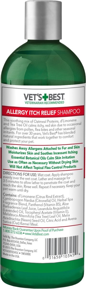Vet's Best Flea Itch Relief Shampoo for Dogs