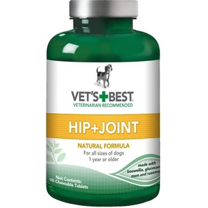 Vet's Best Chewable Tablets Joint Supplement for Dogs, 90 count