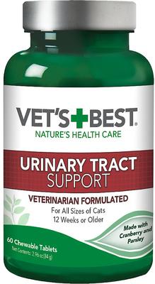 VET'S BEST Chewable Tablets Urinary Supplement for Cats, 60 count