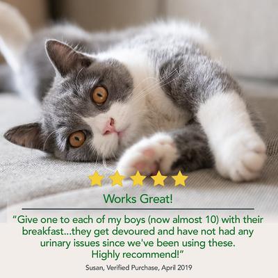 Show full view: Vet's Best Chewable Tablets Urinary Supplement for Cats, 60 count slide 7 of 11