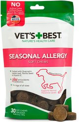 Vet's Best Chicken Flavored Soft Chews Allergy Supplement for Dogs, 30 count slide 1 of 6