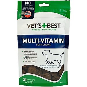Vet's Best Chicken Flavored Soft Chews Multivitamin for Dogs, 30 count