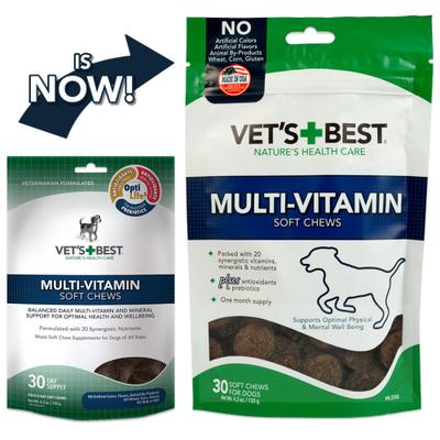 Show full view: Vet's Best Chicken Flavored Soft Chews Multivitamin for Dogs, 30 count slide 10 of 12