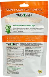 Vet's Best Chicken Flavored Soft Chews Skin & Coat Supplement for Dogs, 30 count slide 2 of 9