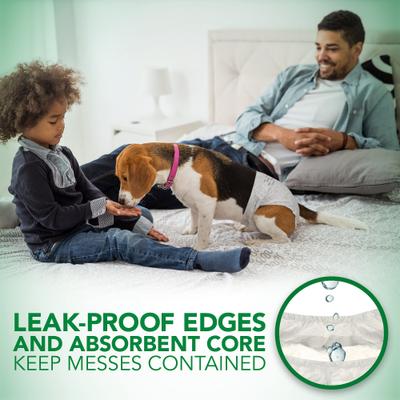 Show full view: Vet's Best Comfort-Fit Disposable Female Dog Diapers, Large/X-Large: 23.5 to 31.5-in waist, 12 count slide 5 of 11