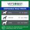Show in main carousel: Vet's Best Comfort-Fit Disposable Male Dog Wraps, Small: 12 to 18-in waist, 12 count slide 9 of 11