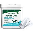Vet's Best Dental Care Finger Wipes Dog & Cat Dental Wipes, 50 count