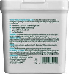 Vet's Best Dental Care Finger Wipes Dog & Cat Dental Wipes, 50 count slide 2 of 8