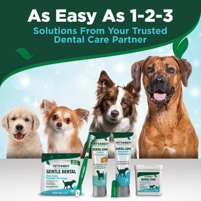 Show full view: Vet's Best Dental Care Finger Wipes Dog & Cat Dental Wipes, 50 count slide 7 of 11