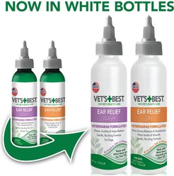 Vet's Best Ear Relief Wash + Dry Combo Pack for Dogs, 2-pack slide 2 of 9