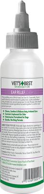Show full view: Vet's Best Ear Relief Wash + Dry Combo Pack for Dogs, 2-pack slide 4 of 13