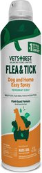 Vet's Best Easy Spray Flea & Tick Prevention Natural Dog Spray, 14-fl oz bottle